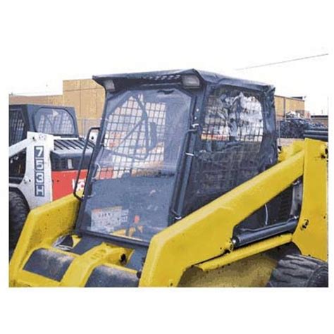 all weather enclosure skid steer|skid steer enclosures.